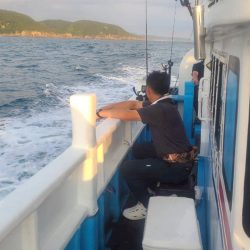 和歌山県白浜沖でイカメタル